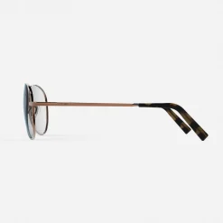 Women Randolph Engineering Amelia - 22k Chocolate Gold & Clear - Prescription Eyewear