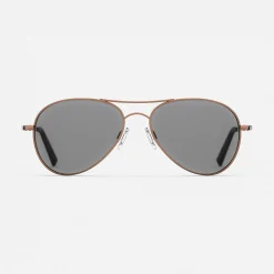 Women Randolph Engineering Amelia - 22k Chocolate Gold & Clear - Prescription Eyewear