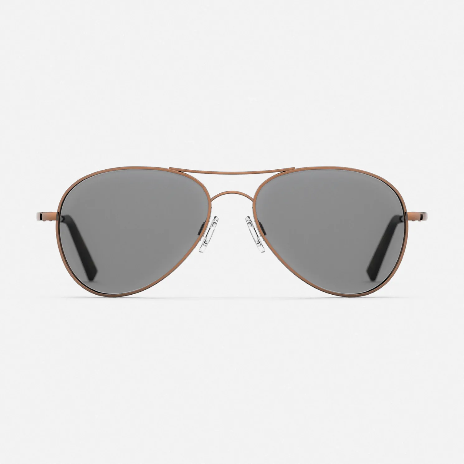Women Randolph Engineering Amelia - 22k Chocolate Gold & Clear - Prescription Eyewear