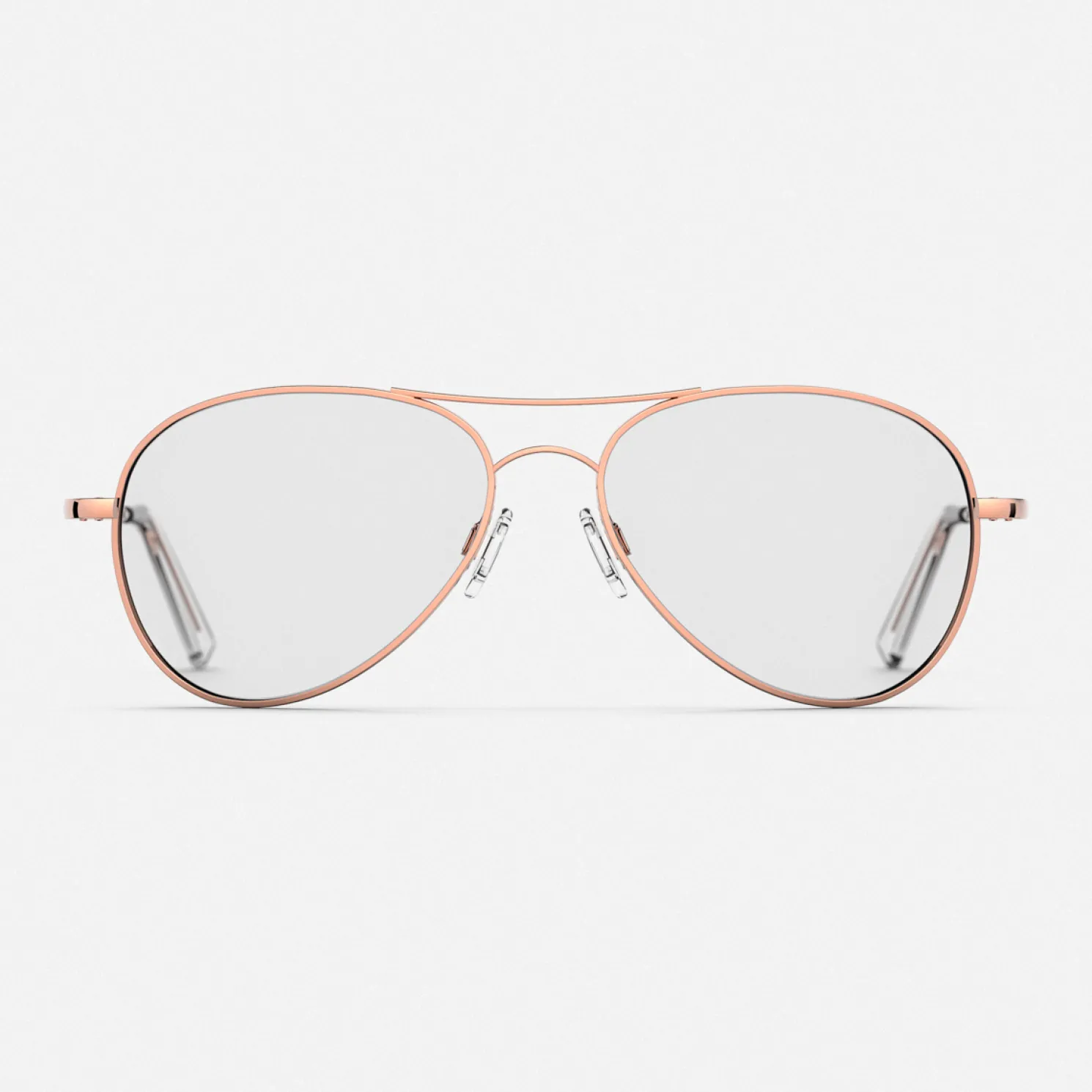 Women Randolph Engineering Amelia - 22k Rose Gold & Clear - Prescription Eyewear