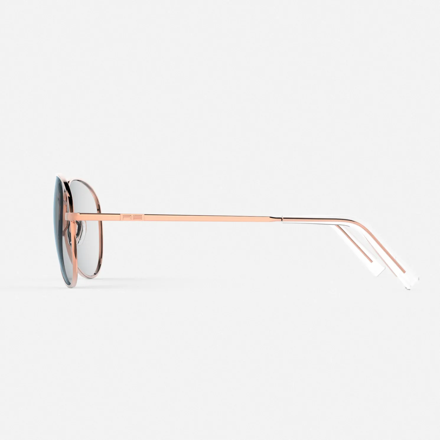 Women Randolph Engineering Amelia - 22k Rose Gold & Clear - Prescription Eyewear