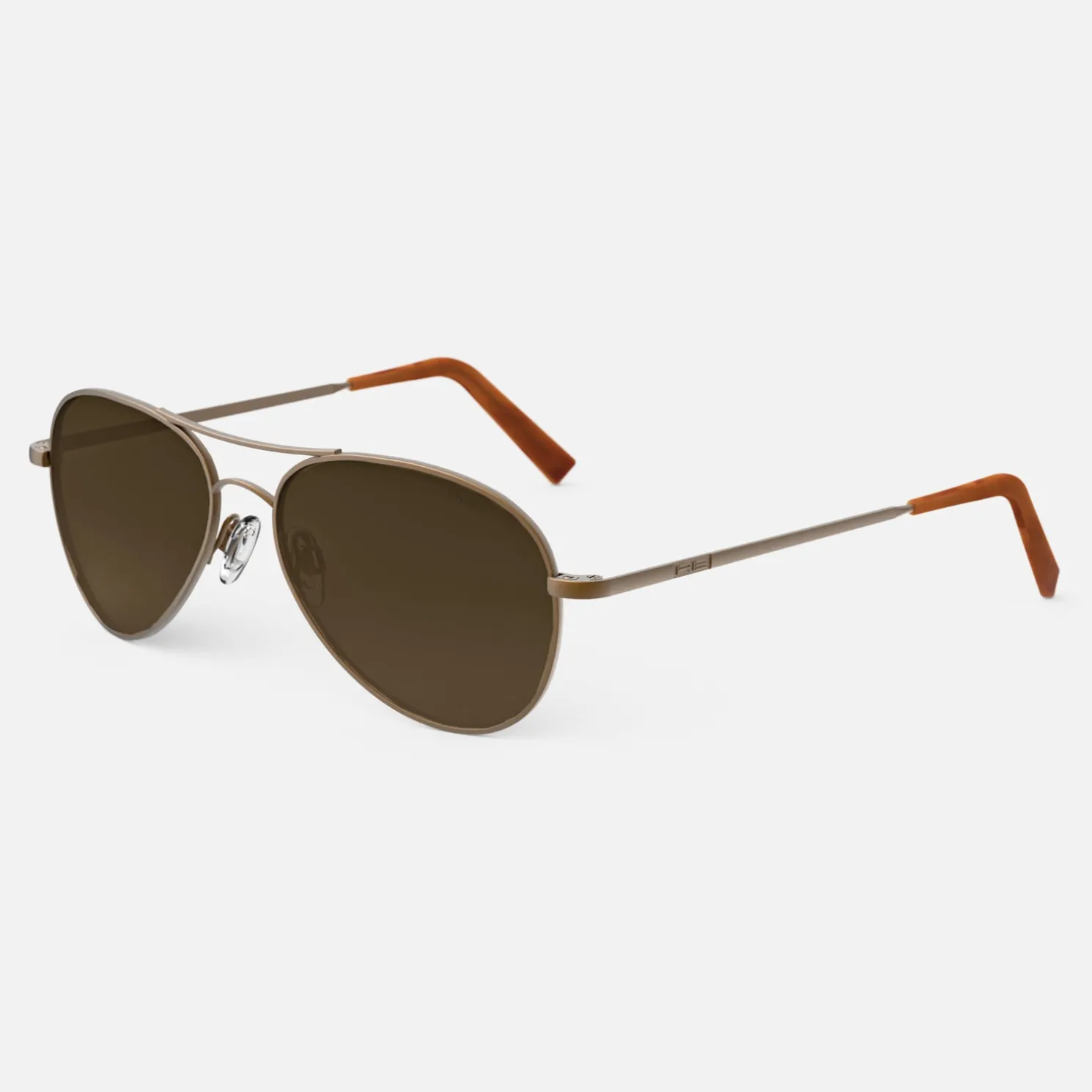 Women Randolph Engineering Amelia - 22k Satin Chocolate Gold & Cape Sand