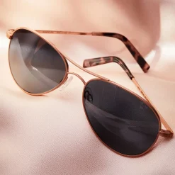 Women Randolph Engineering Amelia - 22k Satin Rose Gold & Slate
