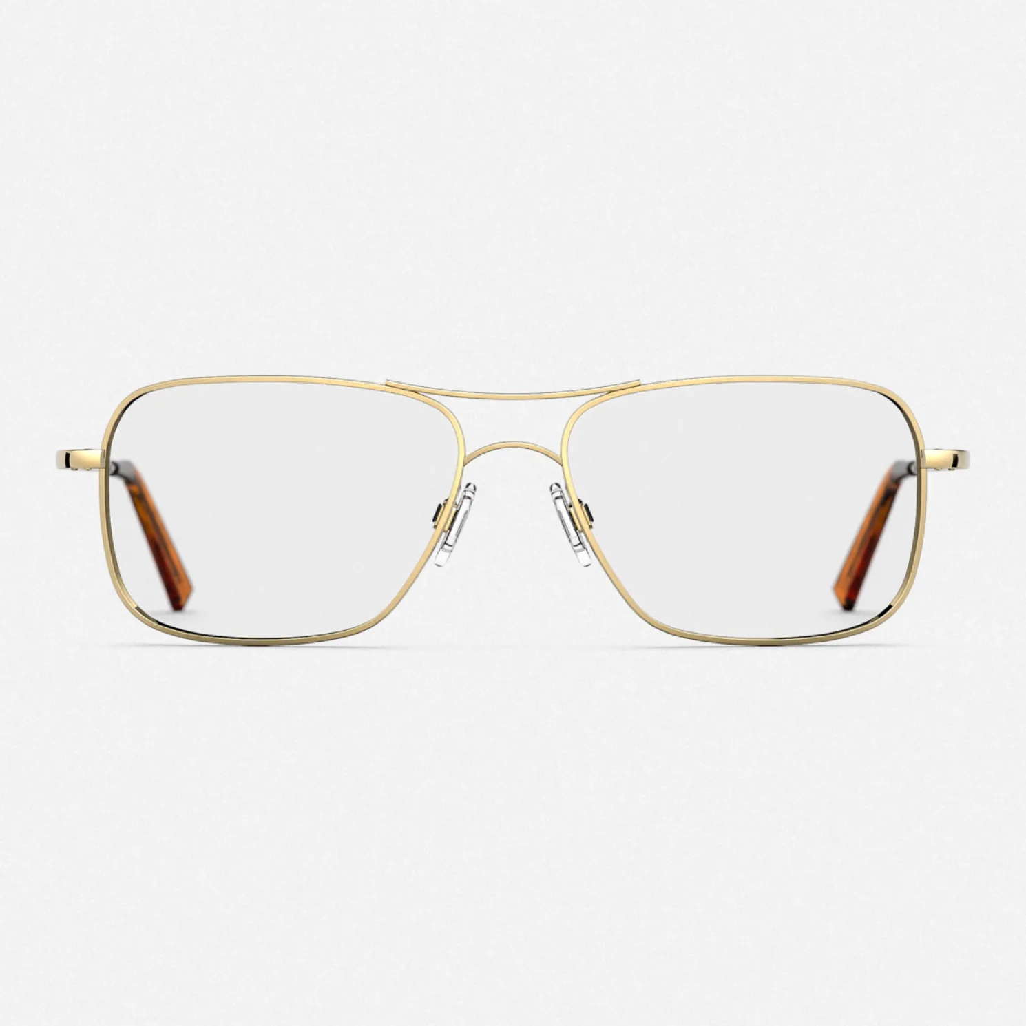 Women Randolph Engineering Archer - 23k Gold & Clear - Prescription Eyewear