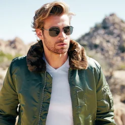 Randolph Engineering Aviator - Gunmetal & AGX - Prescription Sunglasses
