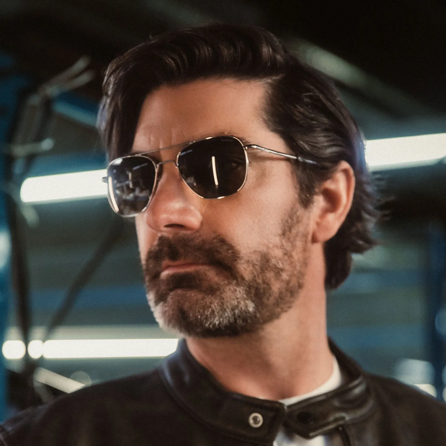 Randolph Engineering Aviator - Gunmetal & American Gray - Prescription Sunglasses