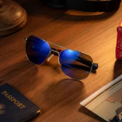 Women Randolph Engineering Aviator - Gunmetal & Atlantic Blue