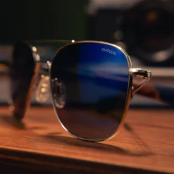Randolph Engineering Aviator - Gunmetal & Atlantic Blue - Prescription Sunglasses