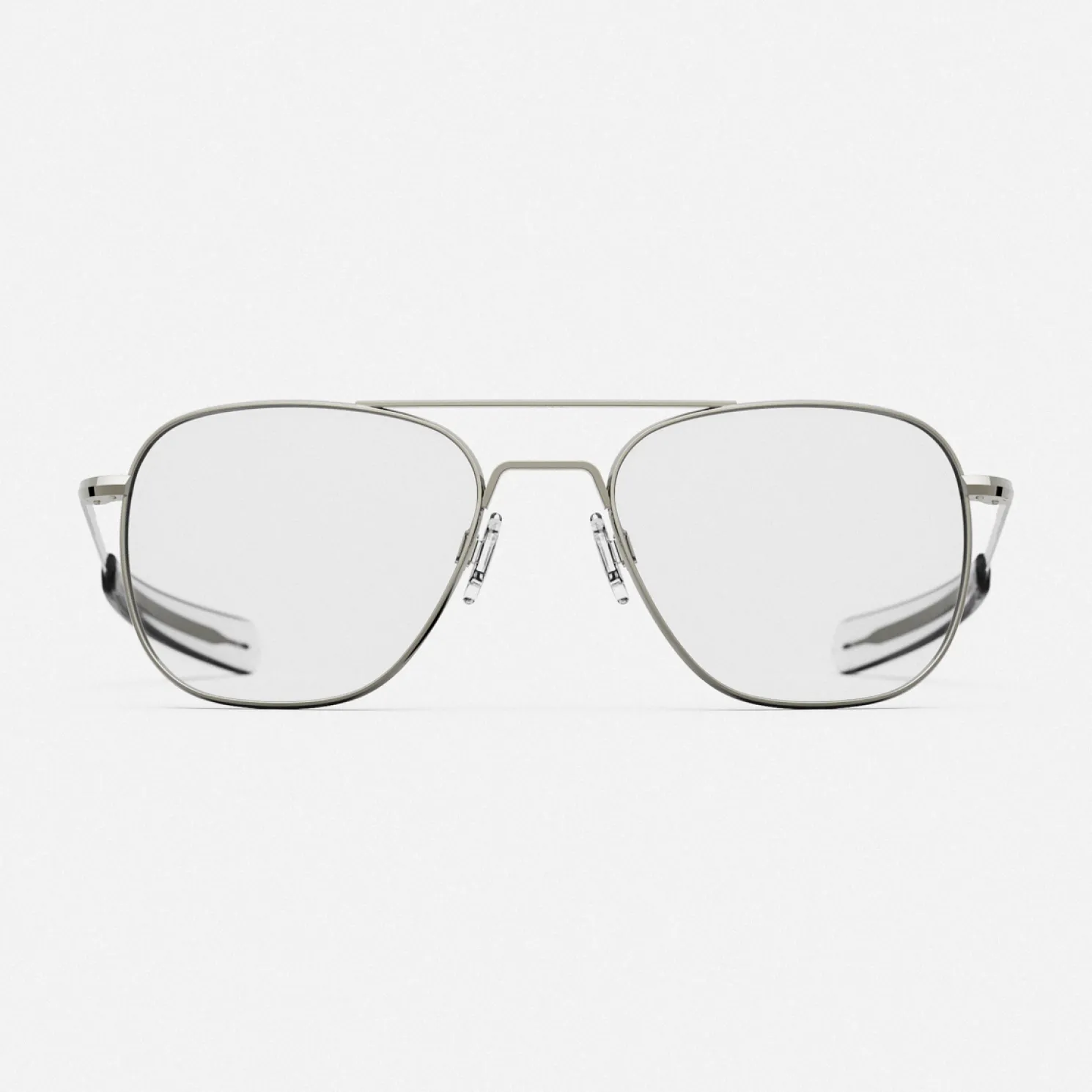 Randolph Engineering Aviator - Gunmetal & Clear - Prescription Eyewear