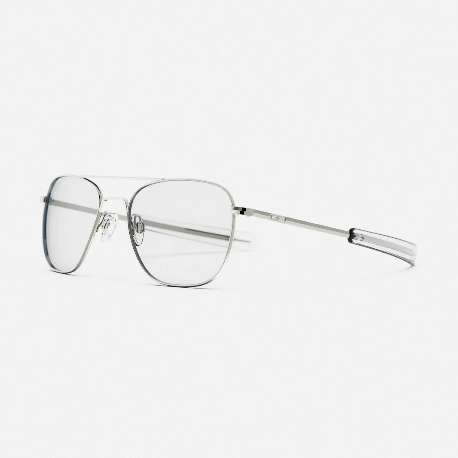 Randolph Engineering Aviator - Gunmetal & Clear - Prescription Eyewear