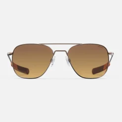 Randolph Engineering Aviator - 22k Chocolate Gold & Cape Sand - Prescription Sunglasses
