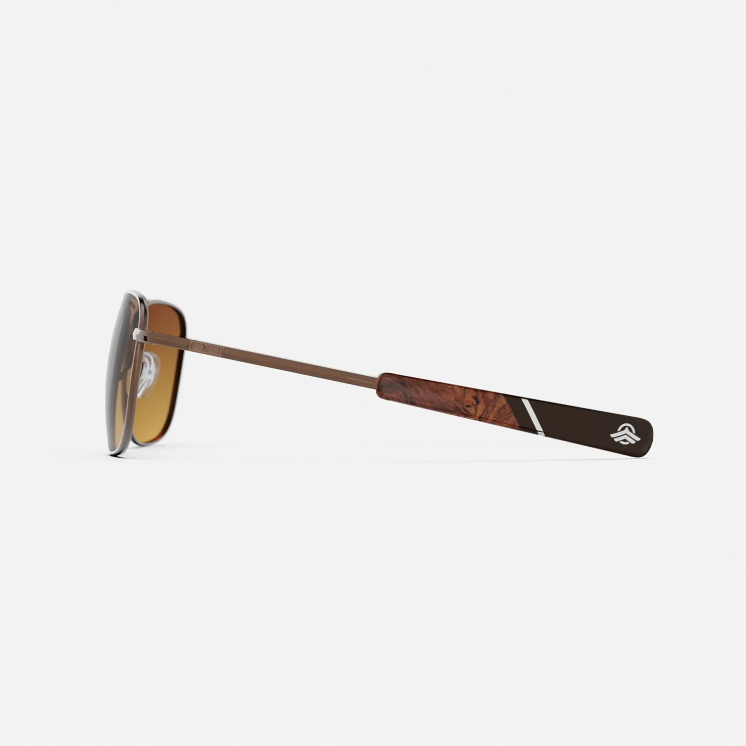 Women Randolph Engineering Aviator - 22k Chocolate Gold & Cape Sand