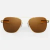 Women Randolph Engineering Aviator - 23k Gold & American Tan
