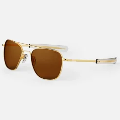 Women Randolph Engineering Aviator - 23k Gold & American Tan