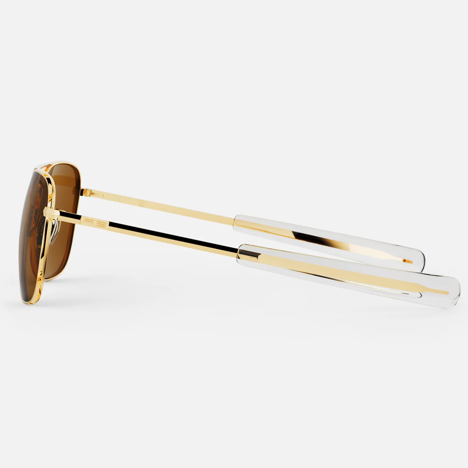 Randolph Engineering Aviator - 23k Gold & American Tan - Prescription Sunglasses