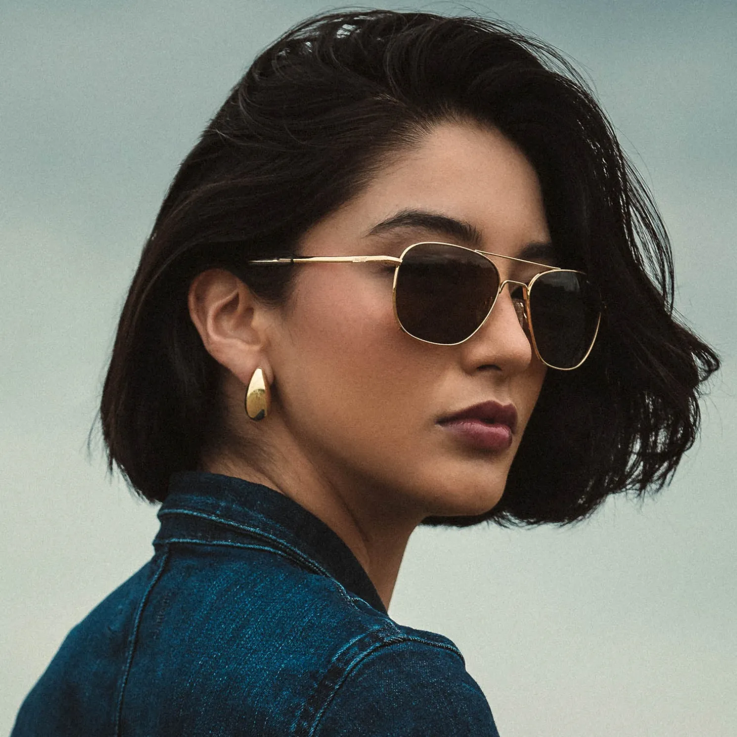 Women Randolph Engineering Aviator - 23k Gold & American Gray