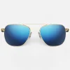 Women Randolph Engineering Aviator - 23k Gold & Atlantic Blue