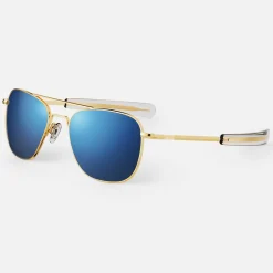 Women Randolph Engineering Aviator - 23k Gold & Atlantic Blue