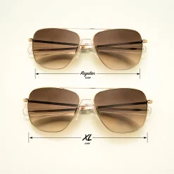 Women Randolph Engineering Aviator - 23k Gold & Cape Sand