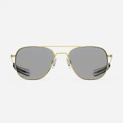 Women Randolph Engineering Aviator - 23k Gold & Clear - Prescription Eyewear