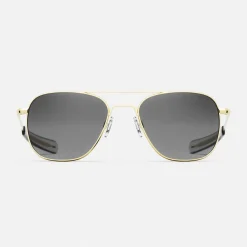 Women Randolph Engineering Aviator - 23k Gold & Coastal Gray