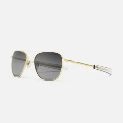 Women Randolph Engineering Aviator - 23k Gold & Coastal Gray