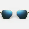 Women Randolph Engineering Aviator - 23k Gold & Cobalt