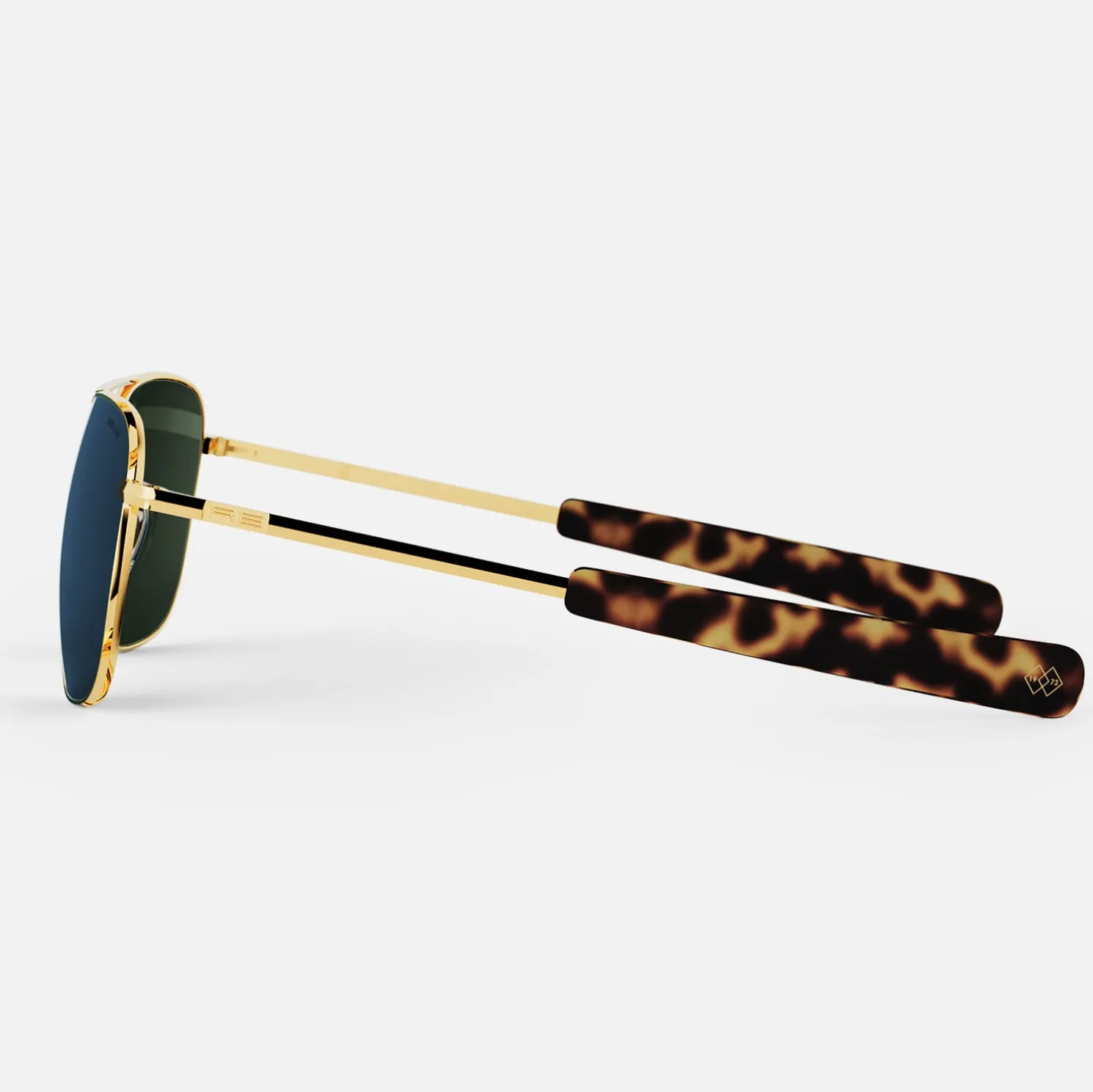 Women Randolph Engineering Aviator - 23k Gold & Cobalt