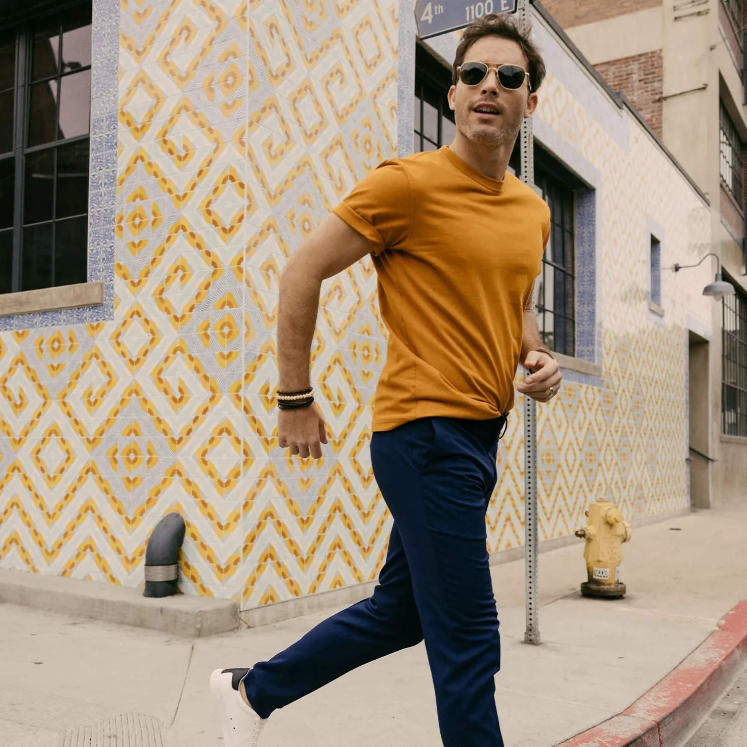 Women Randolph Engineering Aviator - 23k Gold & Cobalt
