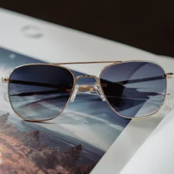 Women Randolph Engineering Aviator - 23k Gold & Slate