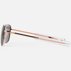 Randolph Engineering Aviator - 22k Rose Gold & American Gray - Prescription Sunglasses