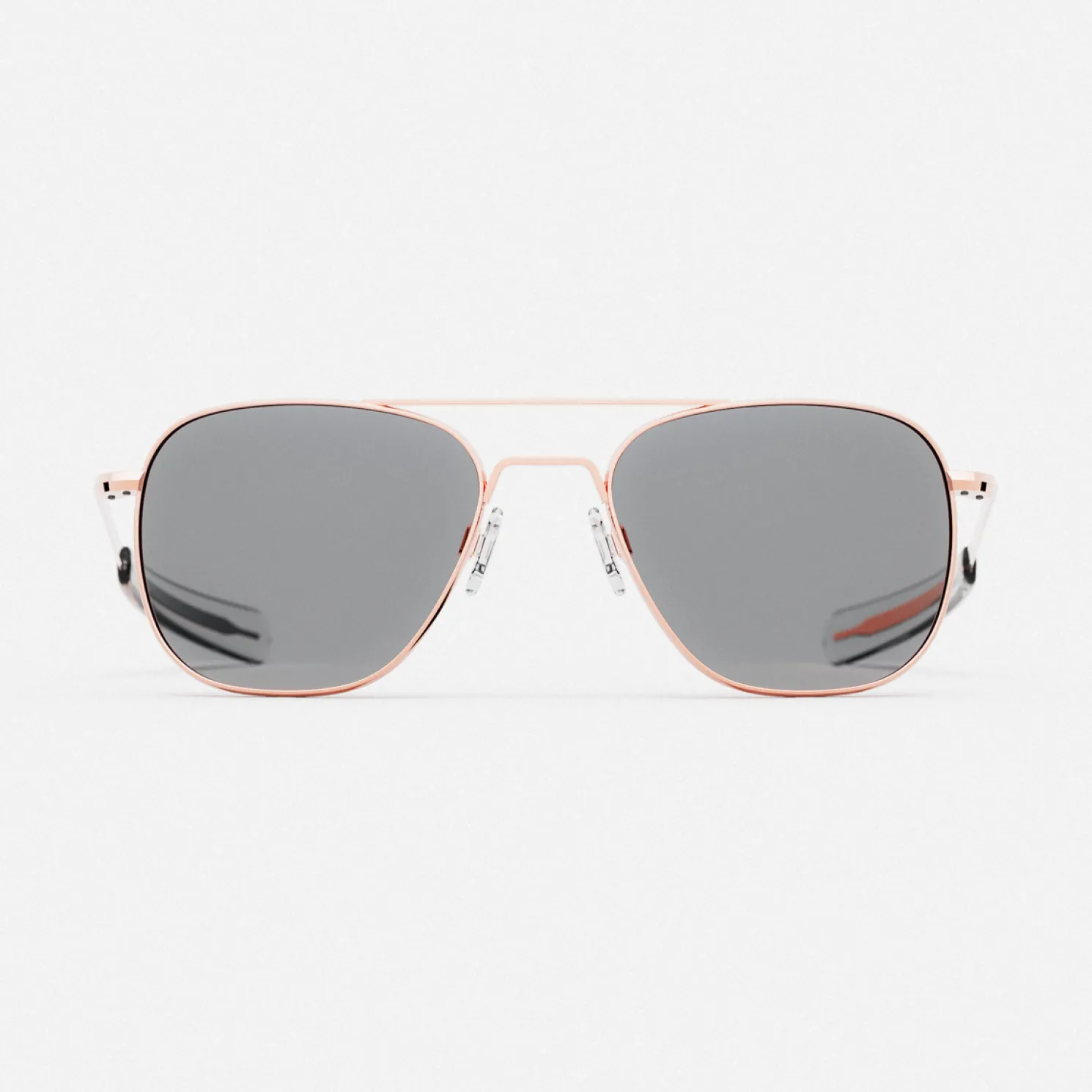 Women Randolph Engineering Aviator - 22k Rose Gold & Clear - Prescription Eyewear