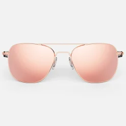Randolph Engineering Aviator - 22k Rose Gold & Rose Gold - Prescription Sunglasses