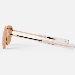 Randolph Engineering Aviator - 22k Rose Gold & Rose Gold - Prescription Sunglasses
