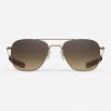 Women Randolph Engineering Aviator - 22k Satin Chocolate Gold & Cape Sand