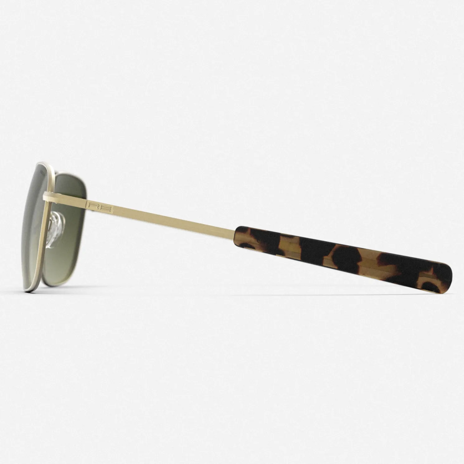 Women Randolph Engineering Aviator - 23k Satin Gold & Evergreen
