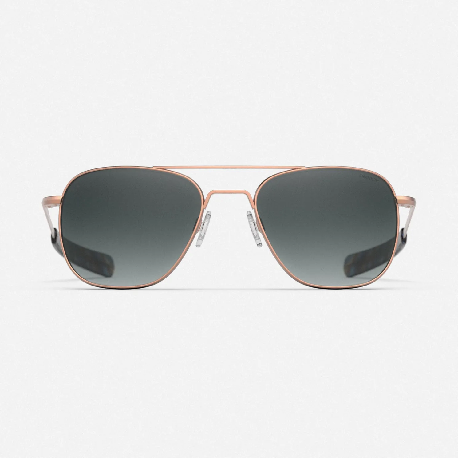 Women Randolph Engineering Aviator - 22k Satin Rose Gold & Slate