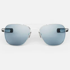 Women Randolph Engineering Aviator - 23k White Gold & Blue Hydro