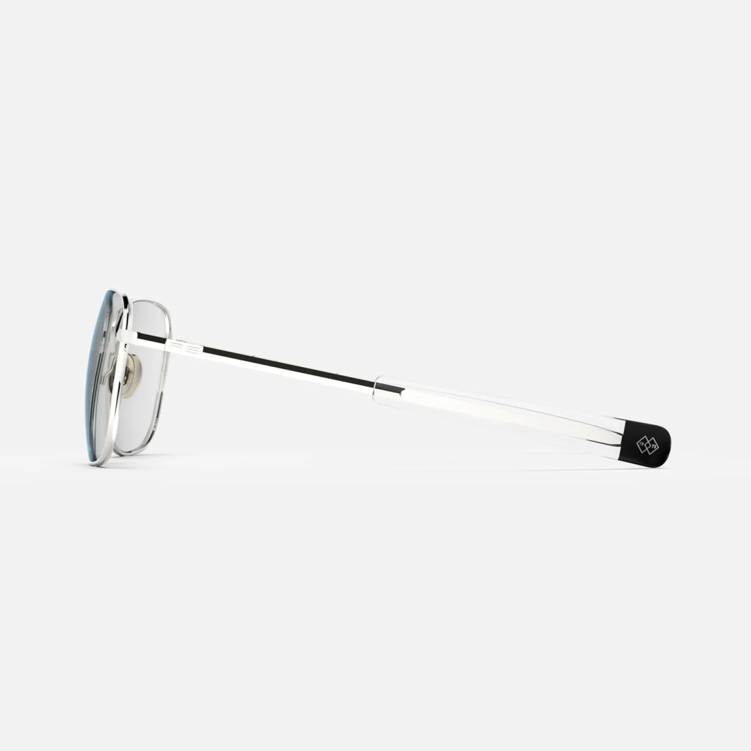 Women Randolph Engineering Aviator - 23k White Gold & Clear - Prescription Eyewear