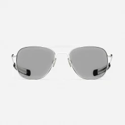 Women Randolph Engineering Aviator - 23k White Gold & Clear - Prescription Eyewear