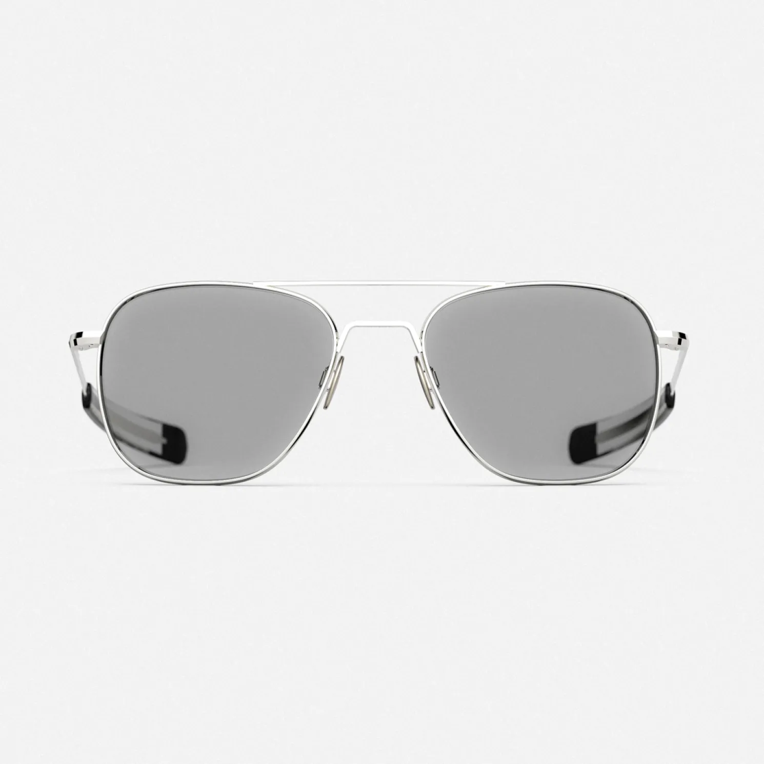 Women Randolph Engineering Aviator - 23k White Gold & Clear - Prescription Eyewear