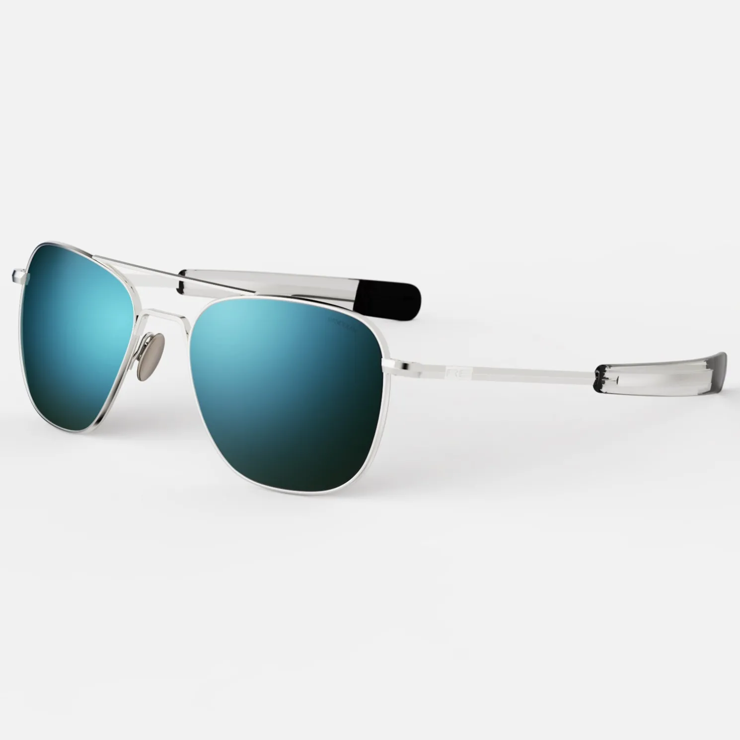 Women Randolph Engineering Aviator - 23k White Gold & Cobalt