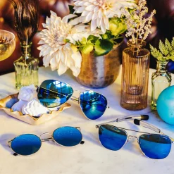 Women Randolph Engineering Aviator - 23k White Gold & Cobalt