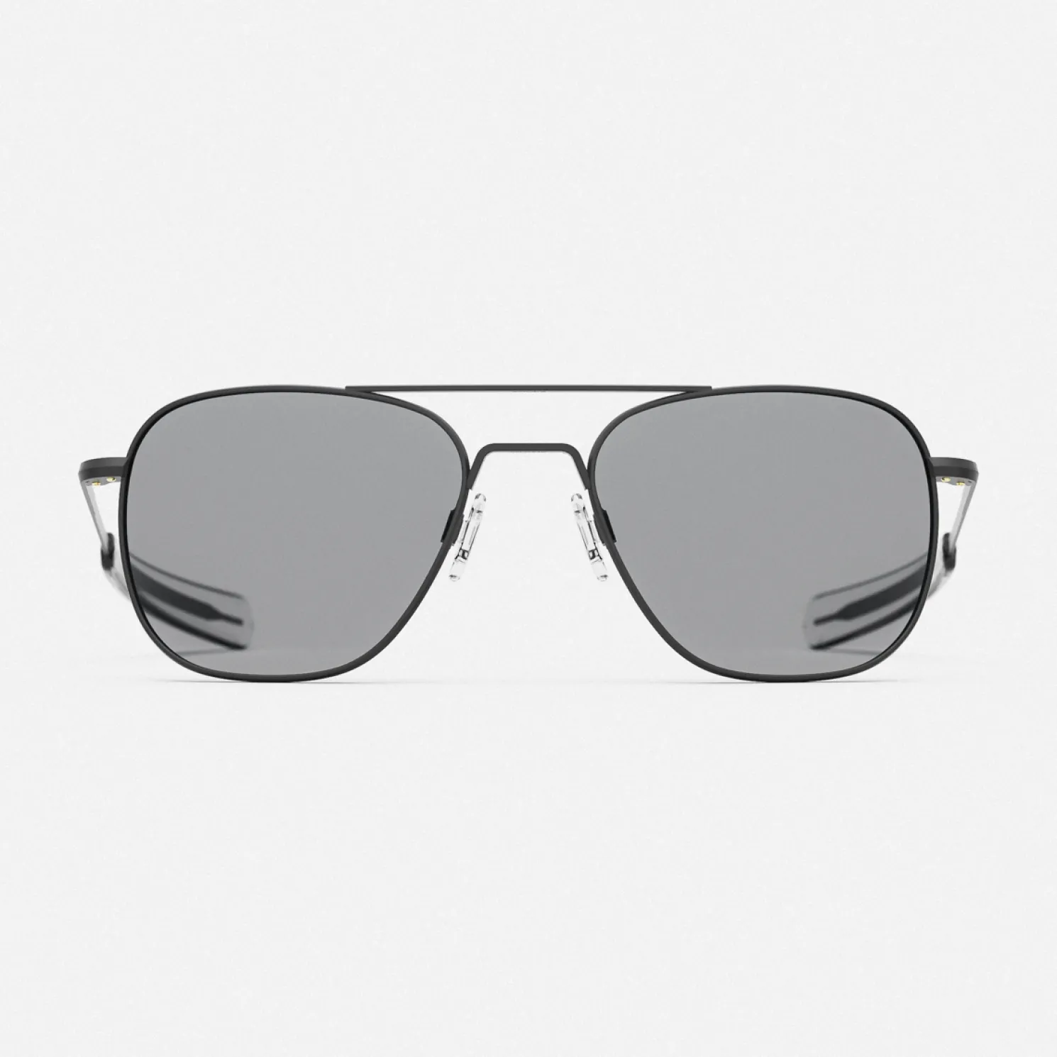 Women Randolph Engineering Aviator - Matte Black & Clear - Prescription Eyewear