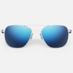 Women Randolph Engineering Aviator - Matte Chrome & Atlantic Blue