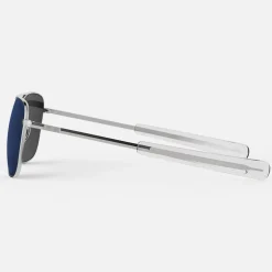 Randolph Engineering Aviator - Matte Chrome & Atlantic Blue - Prescription Sunglasses