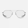 Women Randolph Engineering Aviator - Military Special Edition - Matte Chrome & Clear - Prescription Eyewear