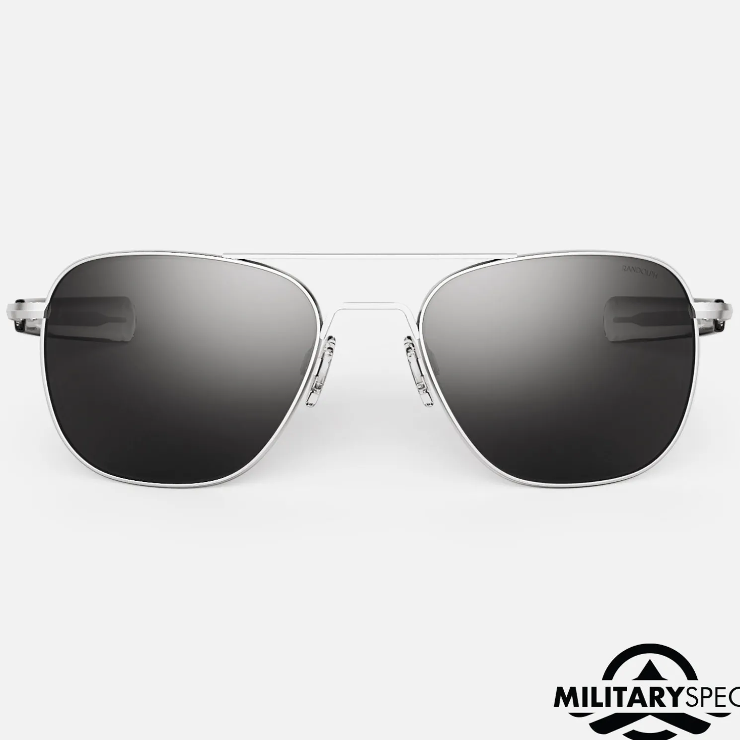 Randolph Engineering Aviator - Military Special Edition - Matte Chrome - Prescription Sunglasses