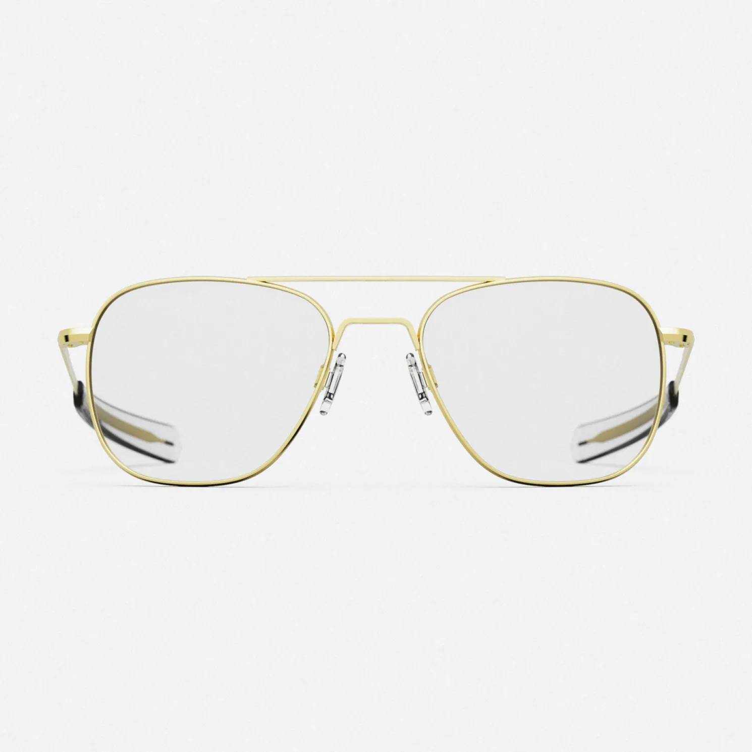 Women Randolph Engineering Aviator - Military Special Edition - 23k Gold & Clear - Prescription Eyewear