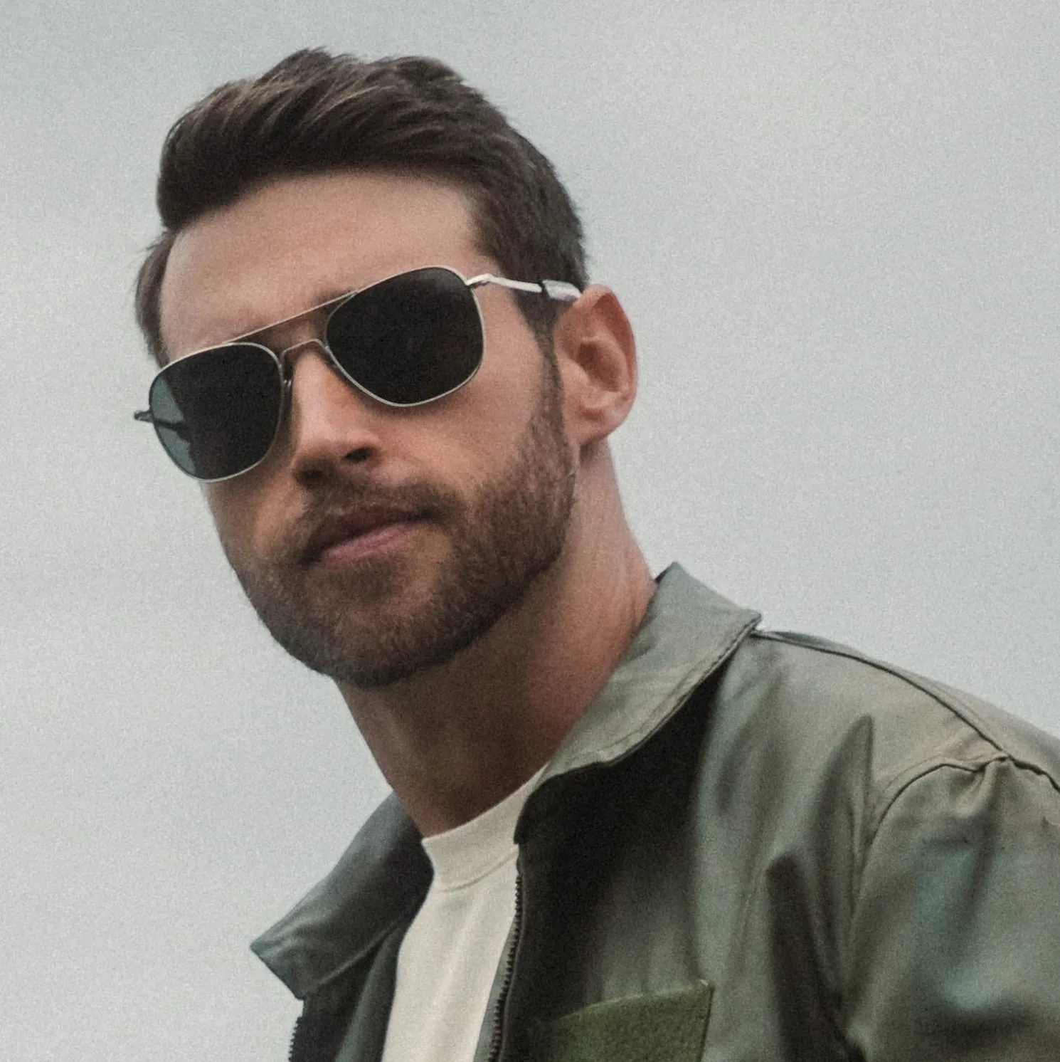 Randolph Engineering Aviator - Military Special Edition - Matte Chrome - Prescription Sunglasses